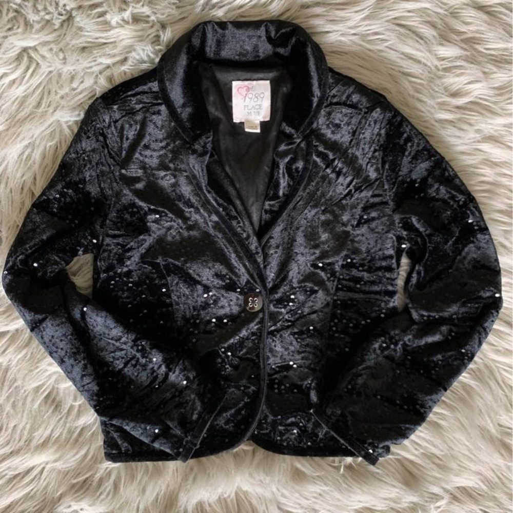 Girls Dressy / Holiday / Special Occasion / Christmas Velour Blazer/Jacket/Coat